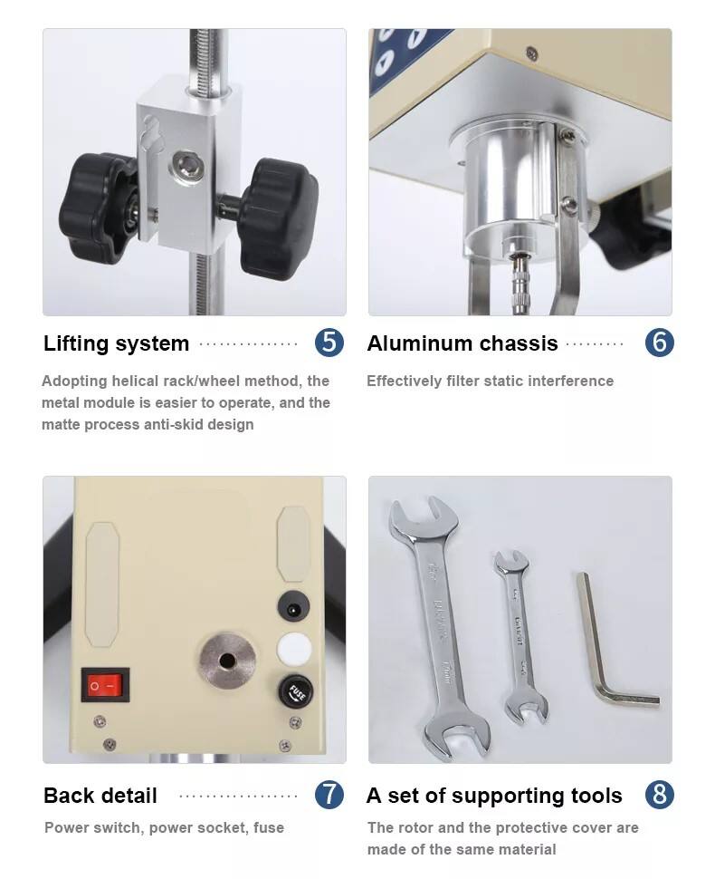 NDJ-8S NDJ-9S NDJ-5S Brookfield Digital Rotational Viscometer rotary viscometer digital price supplier