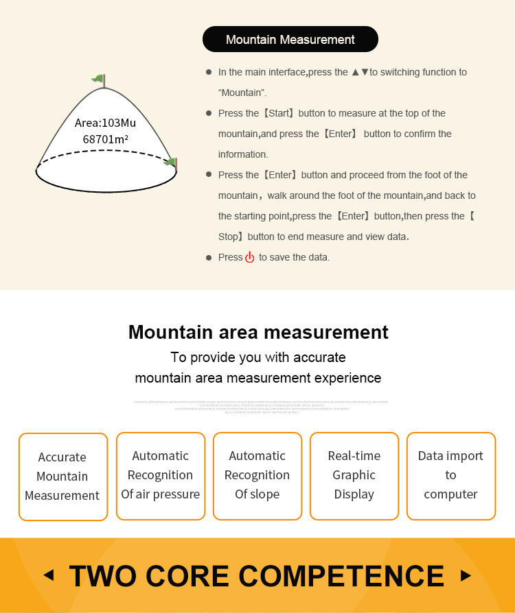 Handheld gps for geodesy Vehicle-mounted Measurements Acre meter area surveying measuring supplier