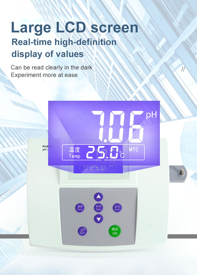 Digital PH Meter usd for Lab,ph Meter Instrument,tester ph meter factory