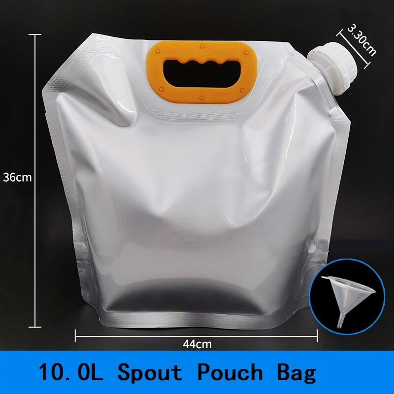 Custom Printing 1.0L-10.0L Liquid Juice Pouch Beer Beverage Plastic Stand Up Bag Aluminum Foil Spout Bag Juice Pouch Bags details