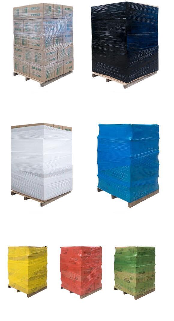 Hot Sale Soft LLDPE Casting Stretch Film Moisture-Proof and Colorful Plastic for Household Machines supplier