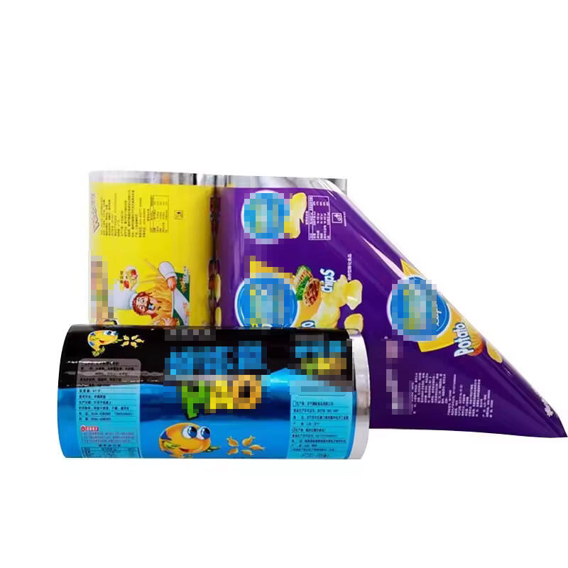 Aluminum Foil Laminated Bags Film Roll for Coffee Tea bread, snack, chips, rice, candy Sachet Packaging Film