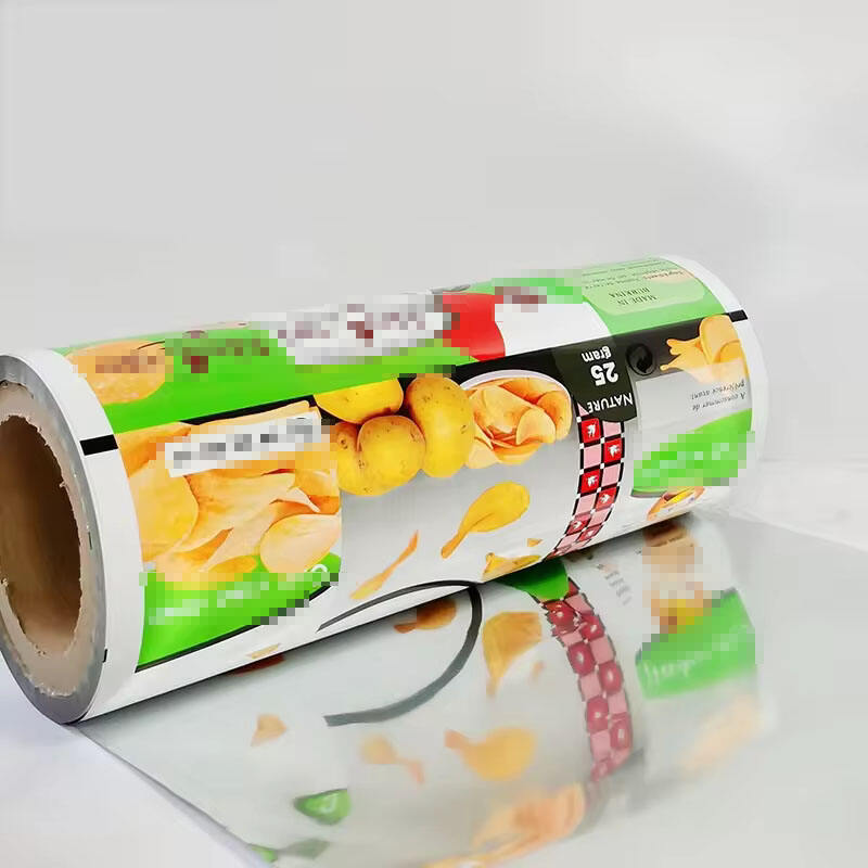 Printed Aluminum Foil Food Packaging Roll Film for Fast Food