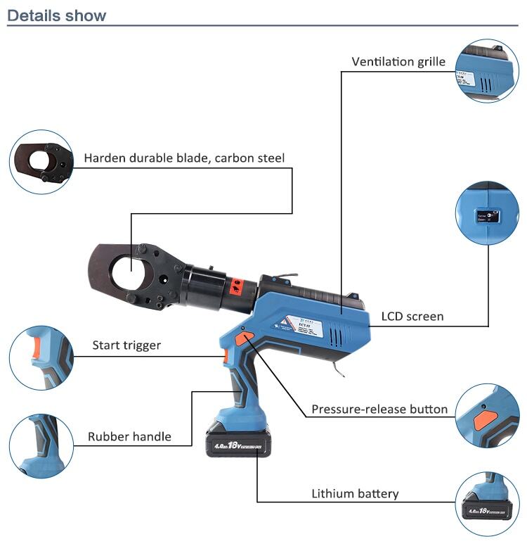 ECT-55 Battery Powered Cutting Tool 12t details