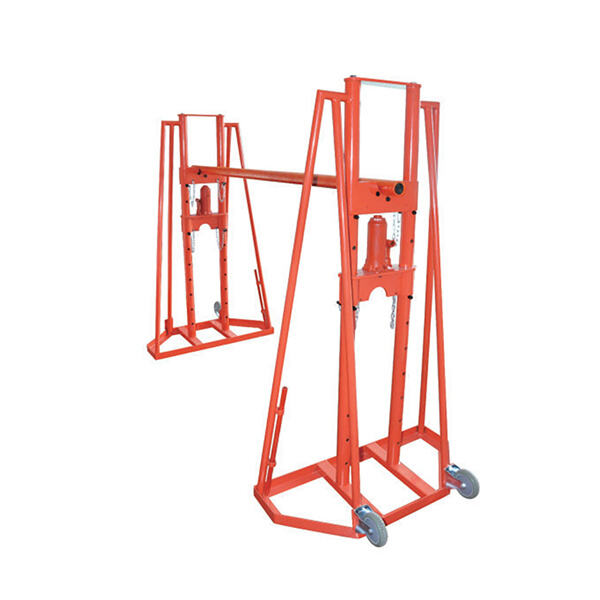 Heavy-duty, reliable hydraulic drum stands for all cable handling needs