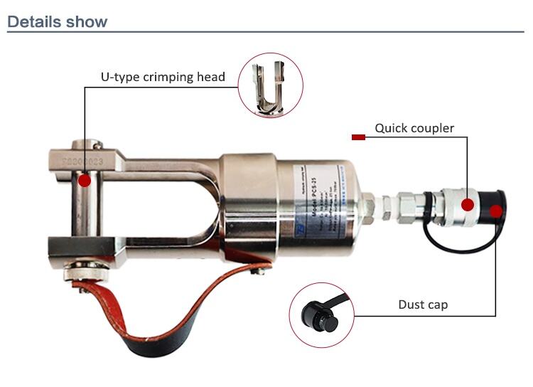 PCS-25 25T Head Heavy Duty Automatic Hydraulic Crimping Pipe Tools supplier