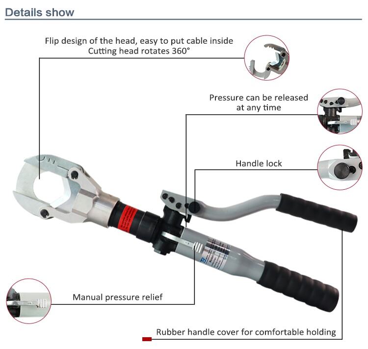 HC-50 Hand-operated Hydraulic Cutting Tool 6t details