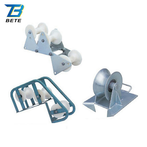 Versatile Triple Corner Cable Roller for Various Cable Sizes and Types