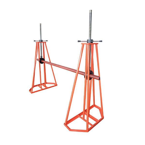 Simplify cable transportation with hydraulic drum stands