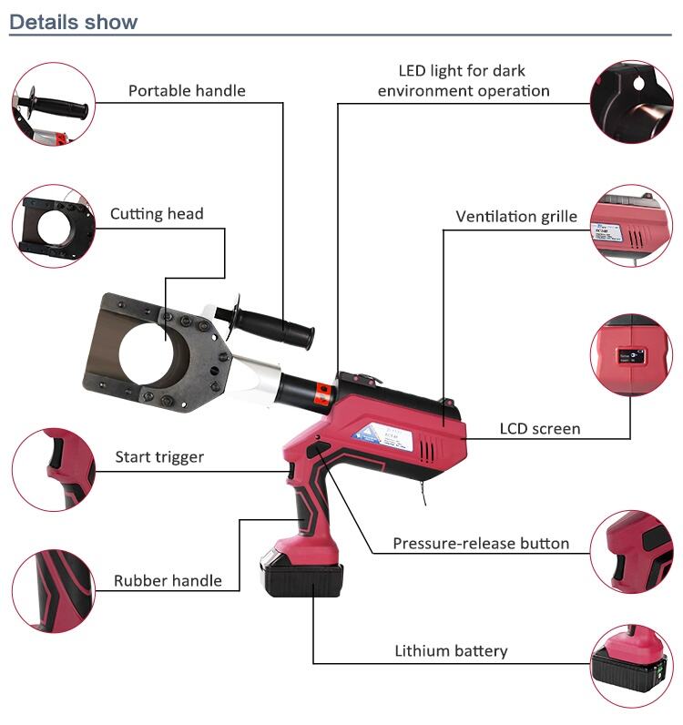 ECT-85 Battery Powered Cutting Tool 6t manufacture