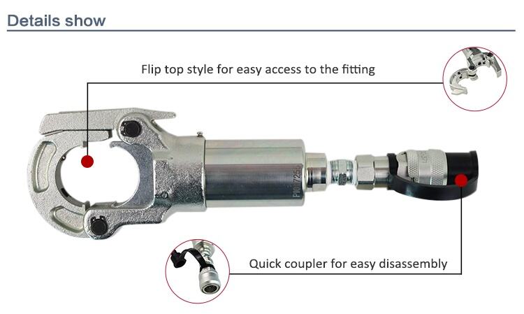 PCS-22 Hydraulic Crimping Head 6t details