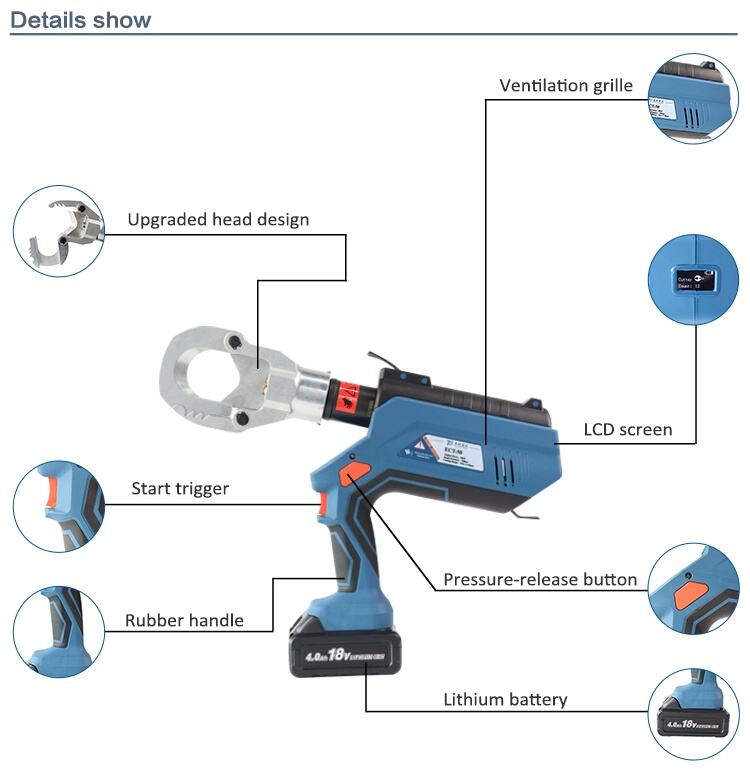 ECT-50 Battery Powered Cutting Tool 6t supplier