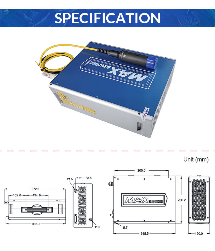 ZP Raycus Max 1064nm Fiber Laser Source 20w 30w 50w 60w 100w For Laser Marking Machine factory