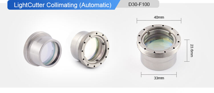 ZP Automatic Lightcutter focus len 4kw Focus Collimat laser Len D30 F125 F150 focus len supplier