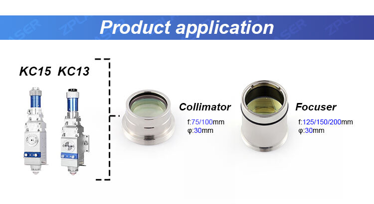 ZP wsx laser head KC13 KC15 wsx laser lens collimating lens laser focus len details