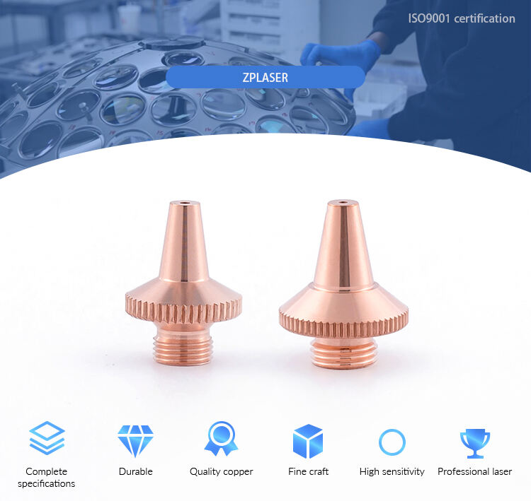 ZP Laser Nozzle M5 M6 M8 3D For WSX Raytools BT240S 109 112 Laser Cutting Head CNC Auto Manipulator Welding Equipment Parts details