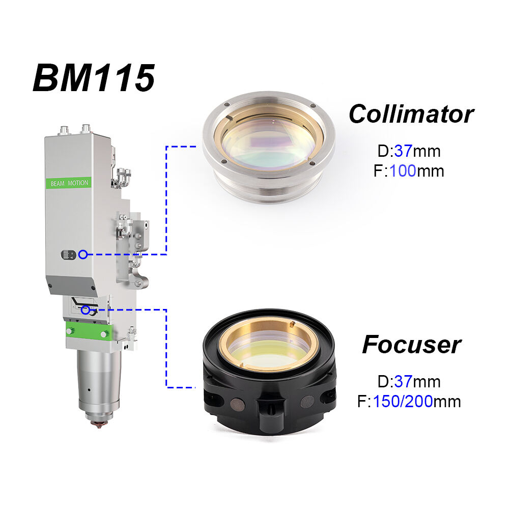 ZP Focus Lens Collimating Lens With Tube Assembly For Bm115 Cutting Head supplier