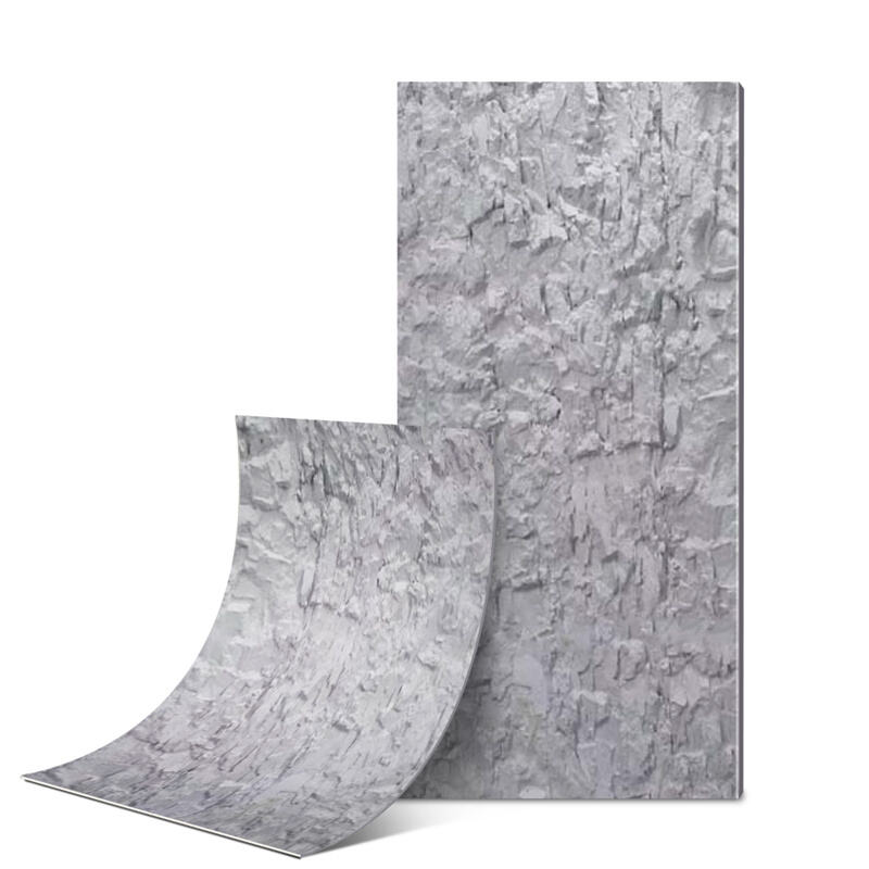 Flexible Ceramic Tile Shale Stone Light Grey