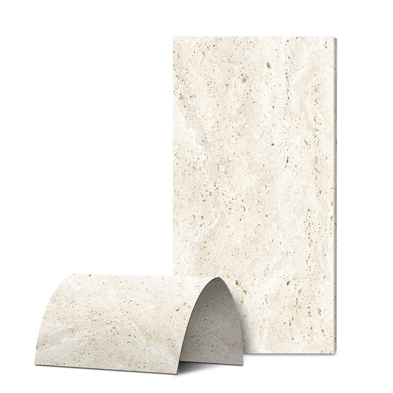 3D Travertine Stone Radiance White