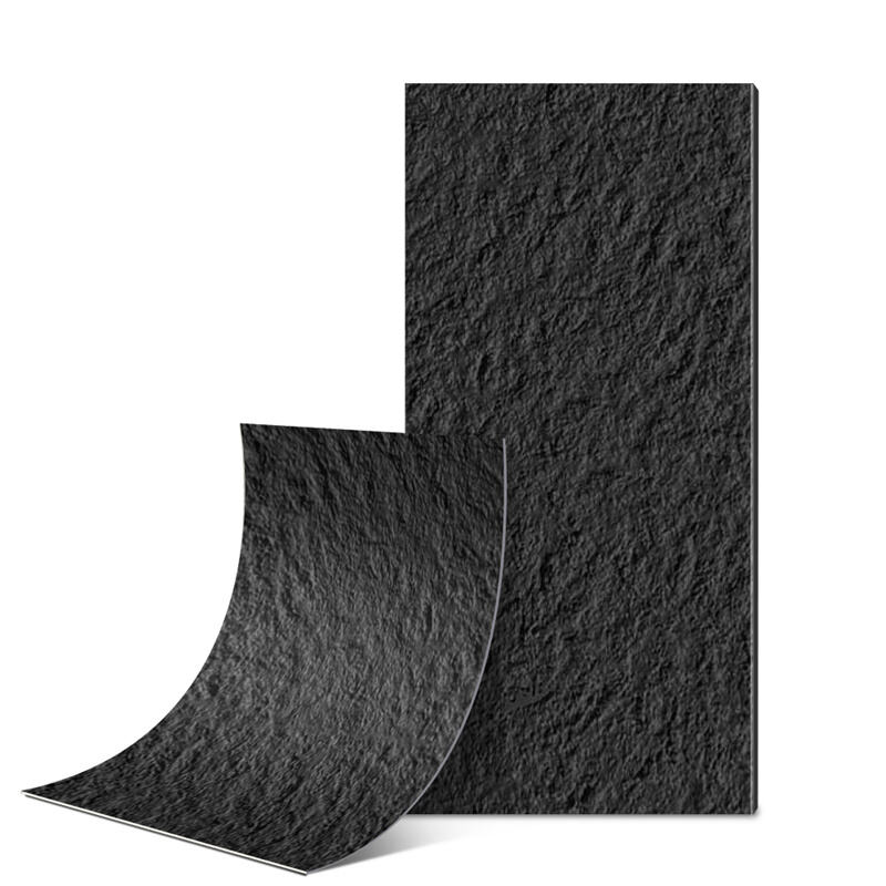 Flexible Ceramic Tile Massif Stone Black