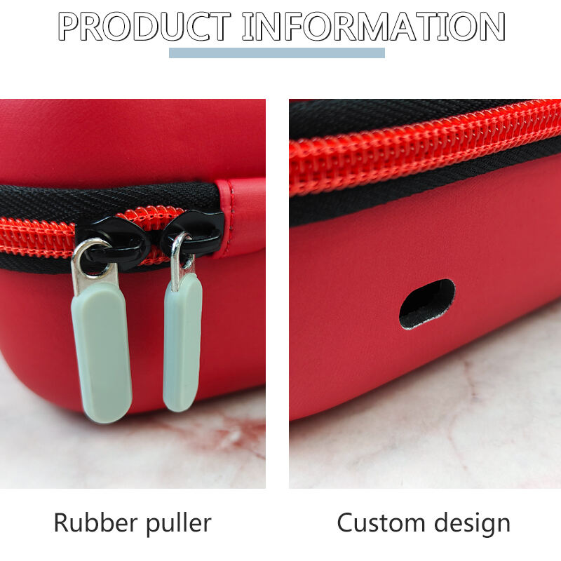 Professional EVA Hard Case Red Mobile Detector Storage Bag Large Capacity Removable Tool Case supplier