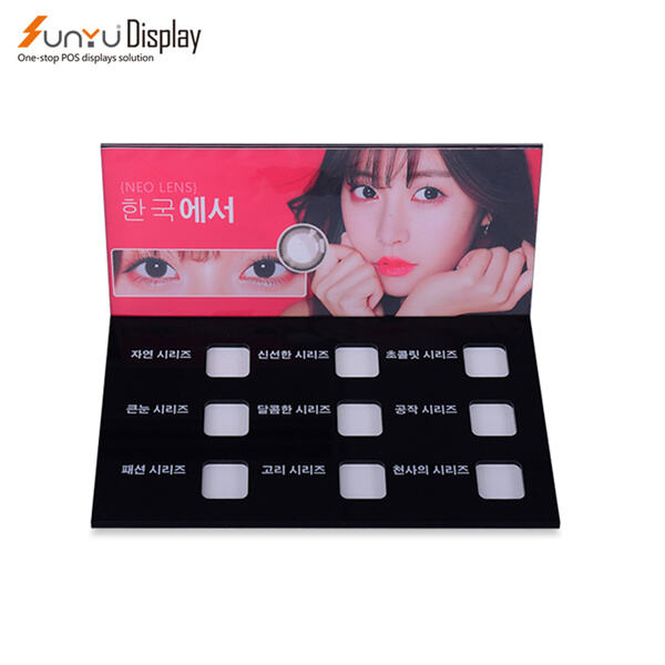 Modernizați-vă organizarea cu un suport din acrilic negru modern