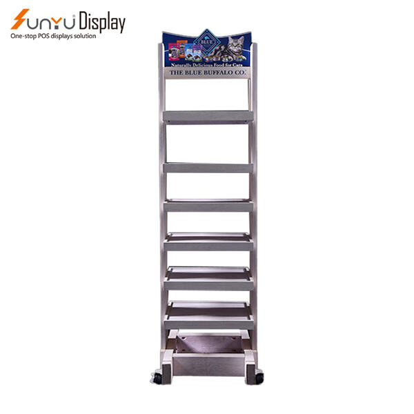 Create a visually appealing presentation with a custom wood stand display