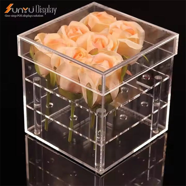 Say Goodbye to Traditional Vases and Hello to an Acrylic Flower Box