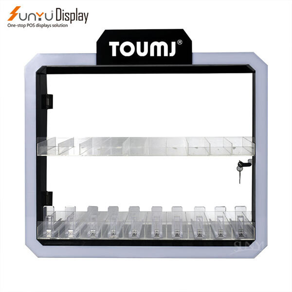 Increase sales with effective merchandising through display cases