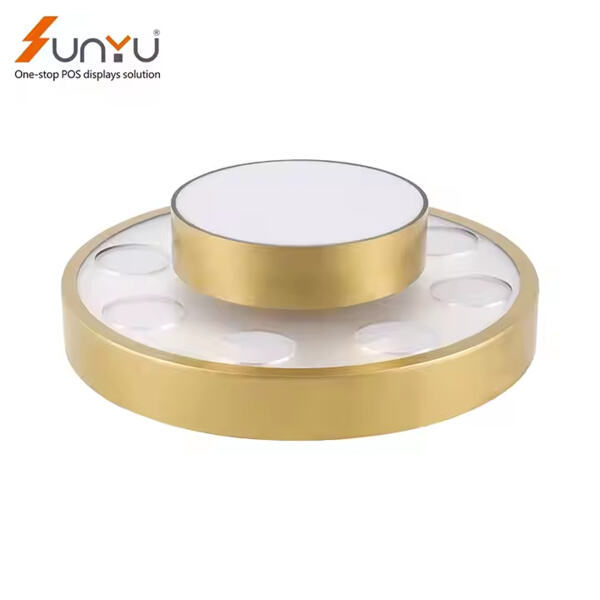 Add a Touch of Opulence with a Gold Acrylic Stand