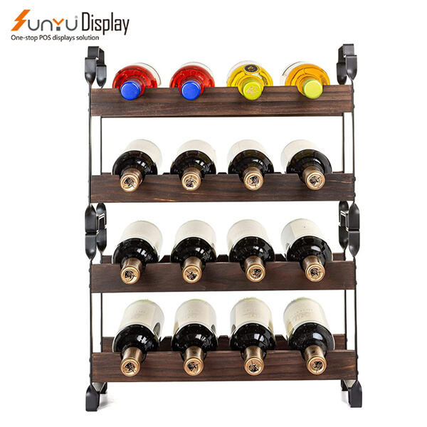 رفوف عرض خشبية قابلة للتخصيص ومتنوعة لمحلك