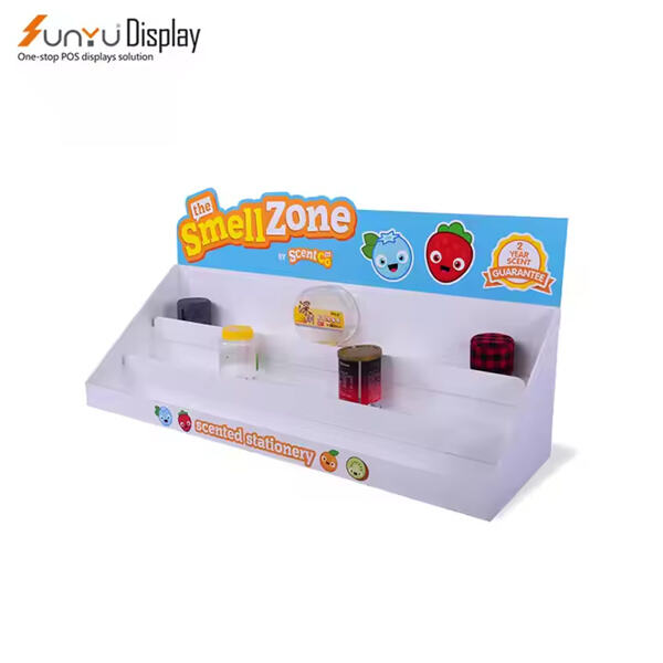 Durable white acrylic stands for food service that lasts