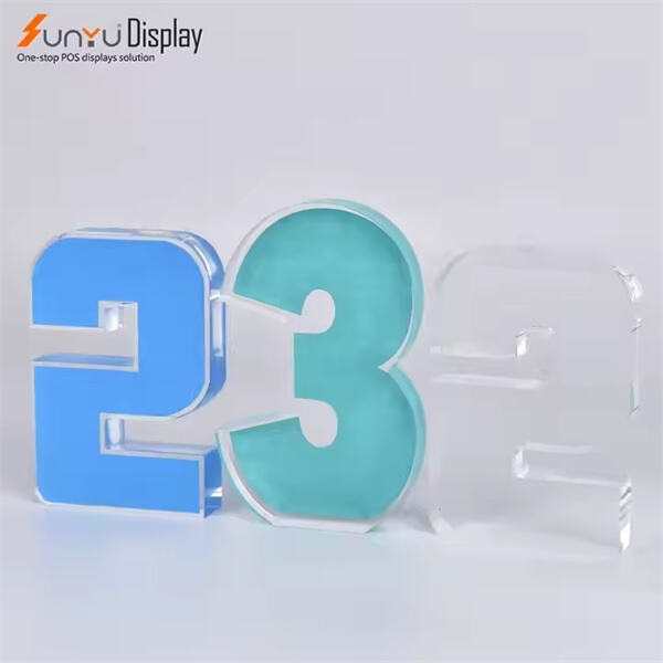 Acrylic Number Block Letters for Your Space