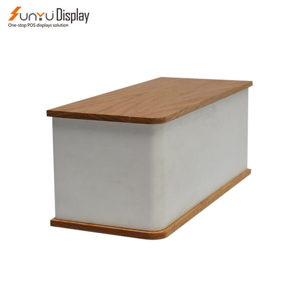 Organize your desk in style with a wooden acrylic stand