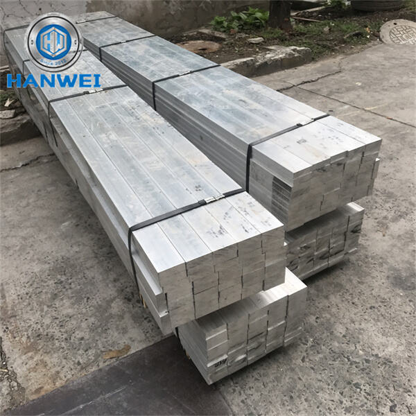 قضيب مربع من الألمنيوم للاستخدامات التجارية والصناعية