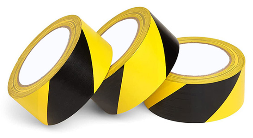 Leenol ESD Bopp Warning Tape with yellow and black LN-1507023 supplier