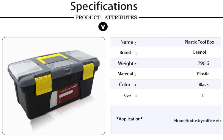 Wholesale Custom Plastic Construction Waterproof Tool Storage Box/Plastic Portable Tool Box supplier