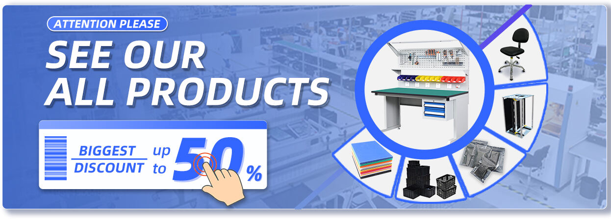 Leenol Esd Industrial Worktable Height Adjustable Electronic Anti Static Workbench For Workshop Working factory