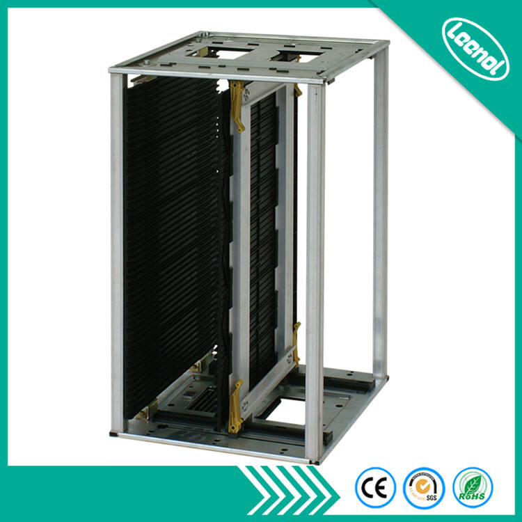 LN-C807 SMT ESD Antistatic Adjustable High Temperature Magazine Display Metal Rack for PCB Holder factory