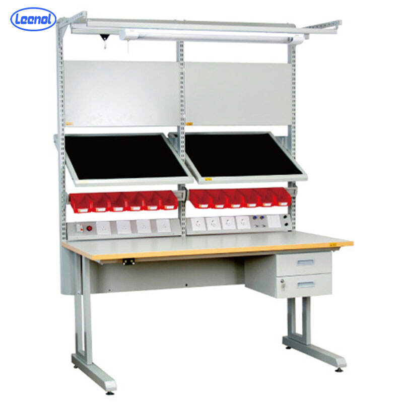 Leenol ESD Workbench for Factory Electronic Cleanroom Work Bench OEM ESD work table Industrial Esd Customised workbench factory