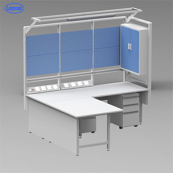 Get organized with a tables workstation that maximizes storage and functionality