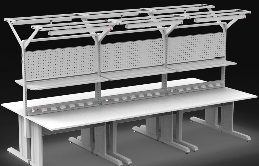 ESD Adjustable electronics workbench manufacture