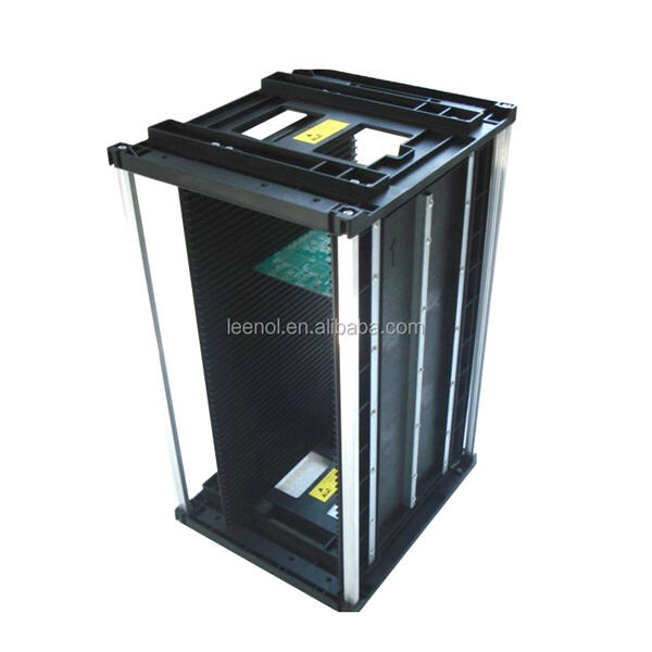 The benefits of using a rack for PCB storage and transportation.