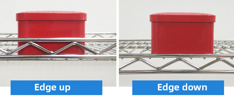 เหล็กกล้าคาร์บอน SMD SMT ESD PCB ชั้นวางรอก 5 ชั้น Chrome Wire Storage Shelving Rack รถเข็นรถเข็นโรงงาน