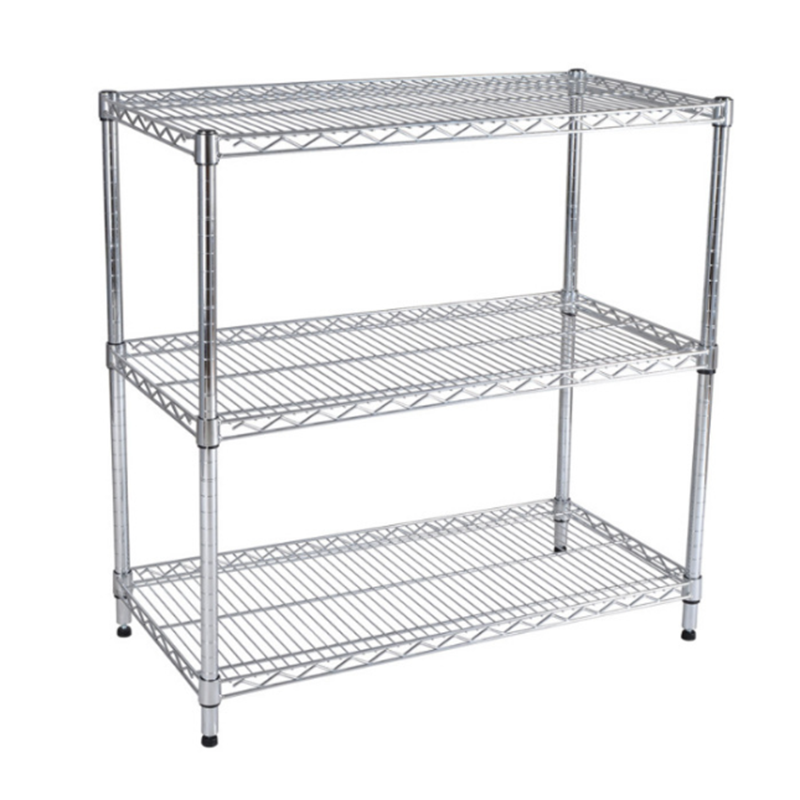 ESD Wire Mesh Shelves Chrome/stainless steel/metal Kitchen Storage Wire Shelves Rack factory