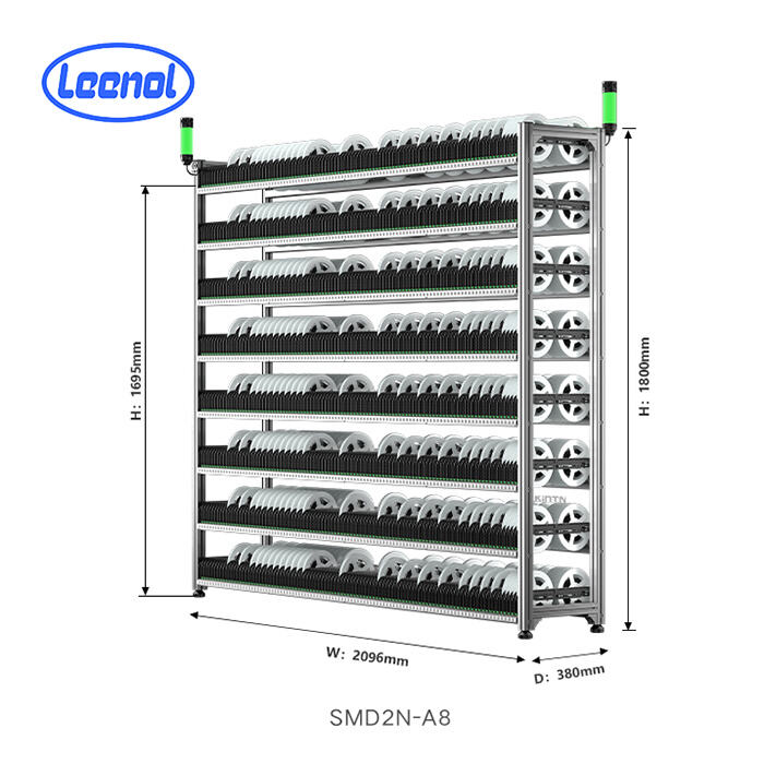 Leenol Electronic Barcode Type Intelligent Rack for 7 inch material SMD2N-A8