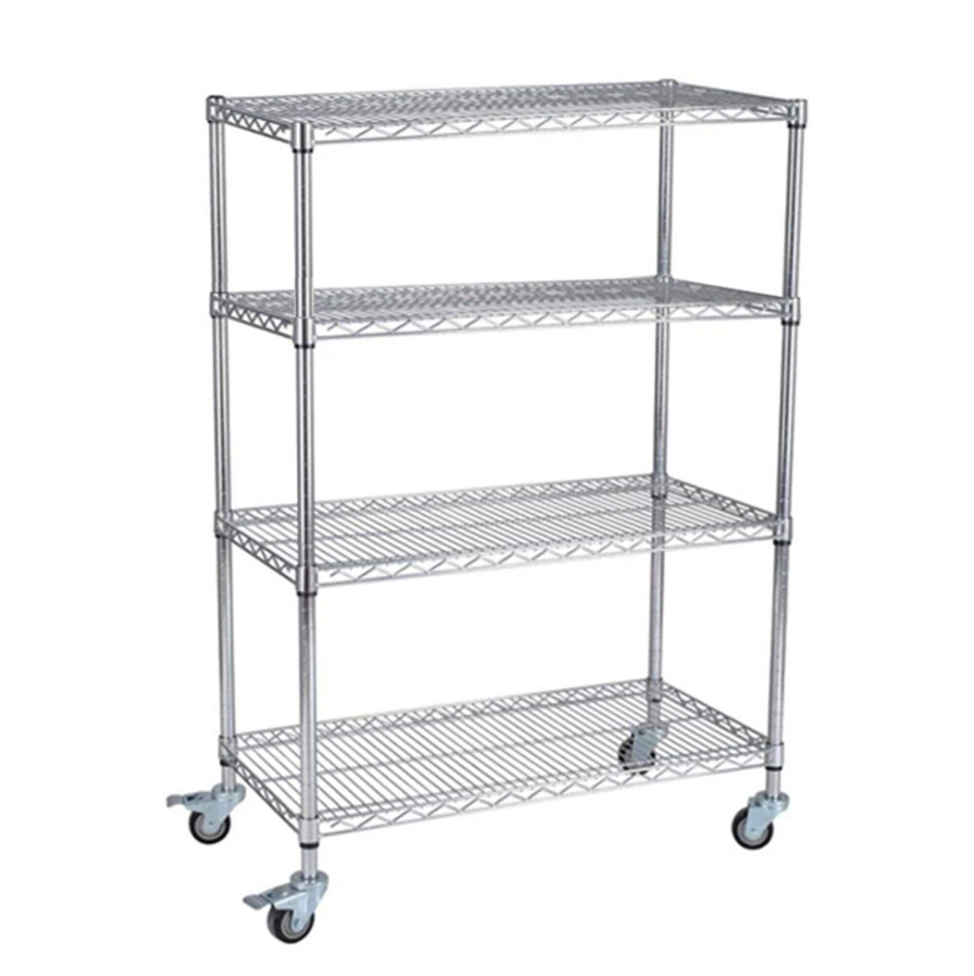 Leenol ESD ชั้นวาง Chrome Heavy Duty Storage Rack