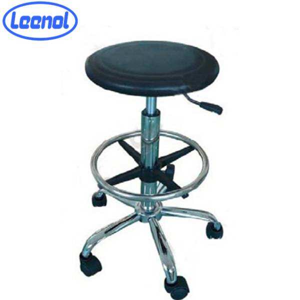 Facoty direct laboratoire de biologie meubles scientifiques rond en acier laboratoire ESD PU tabouret chaise pivotante