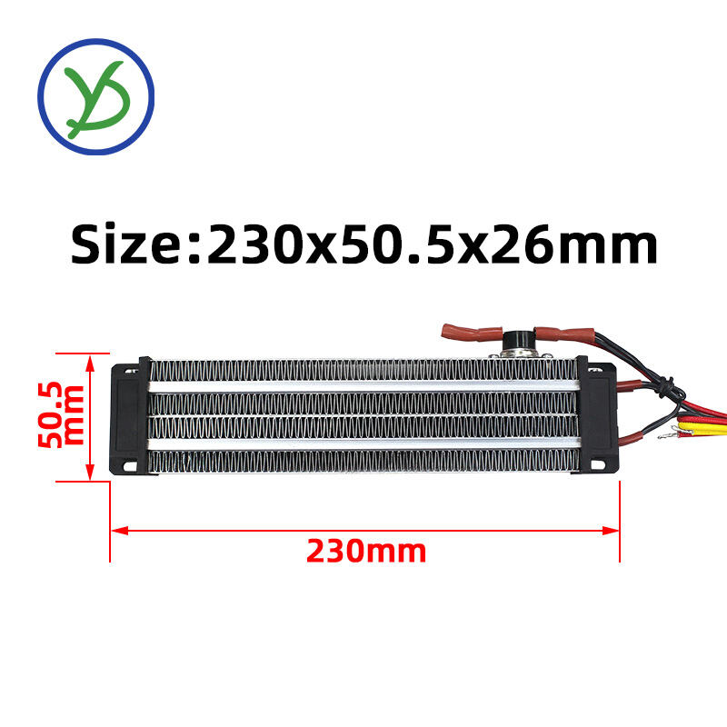 thumbnail image 2 of 1000W AC DC 220V Insulated PTC Ceramic Air Heater ... – Grandado 2 of 9