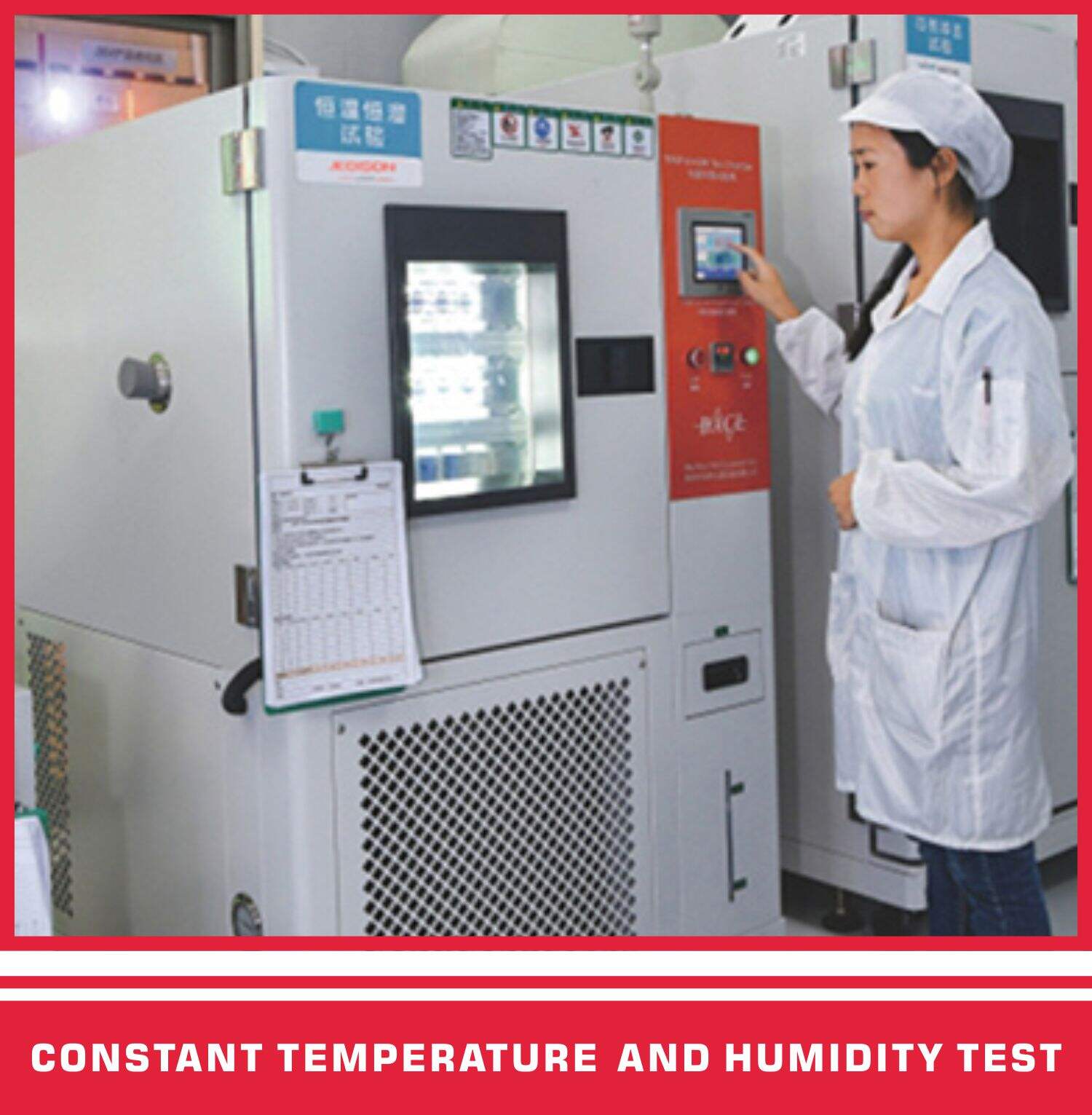 CONSTANT TEMPERATURE ANO HUMIDITY TEST